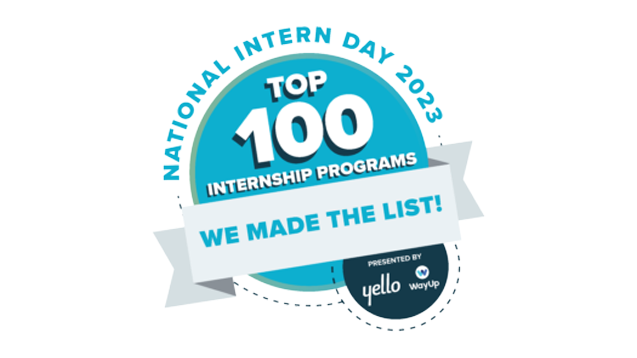 2023’s Top 100 Internship Programs by Yello