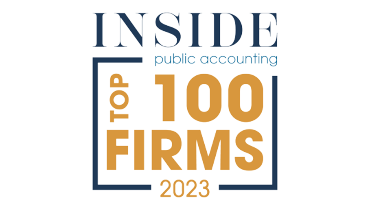 INSIDE Public Accounting IPA Top 100 Firm