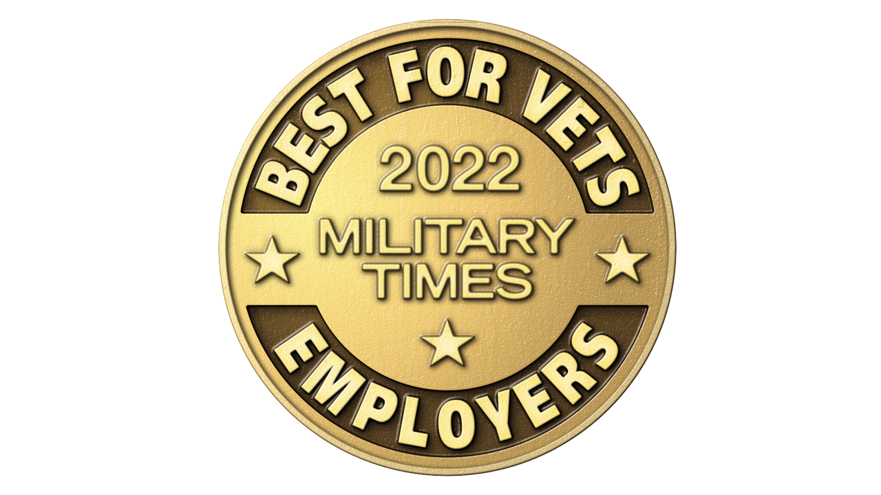 Best for Vets 2022 Military Times Badge