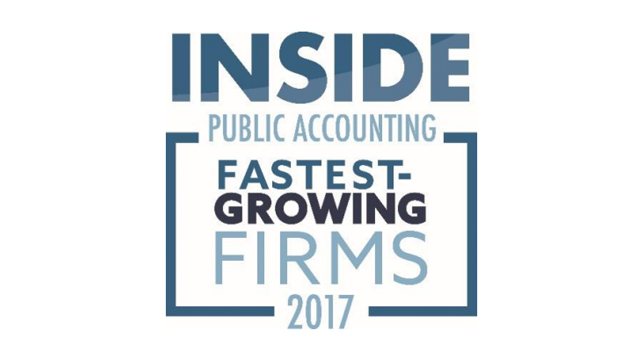 Inside Public Accounting 2017 Fastest Growing Firms logo