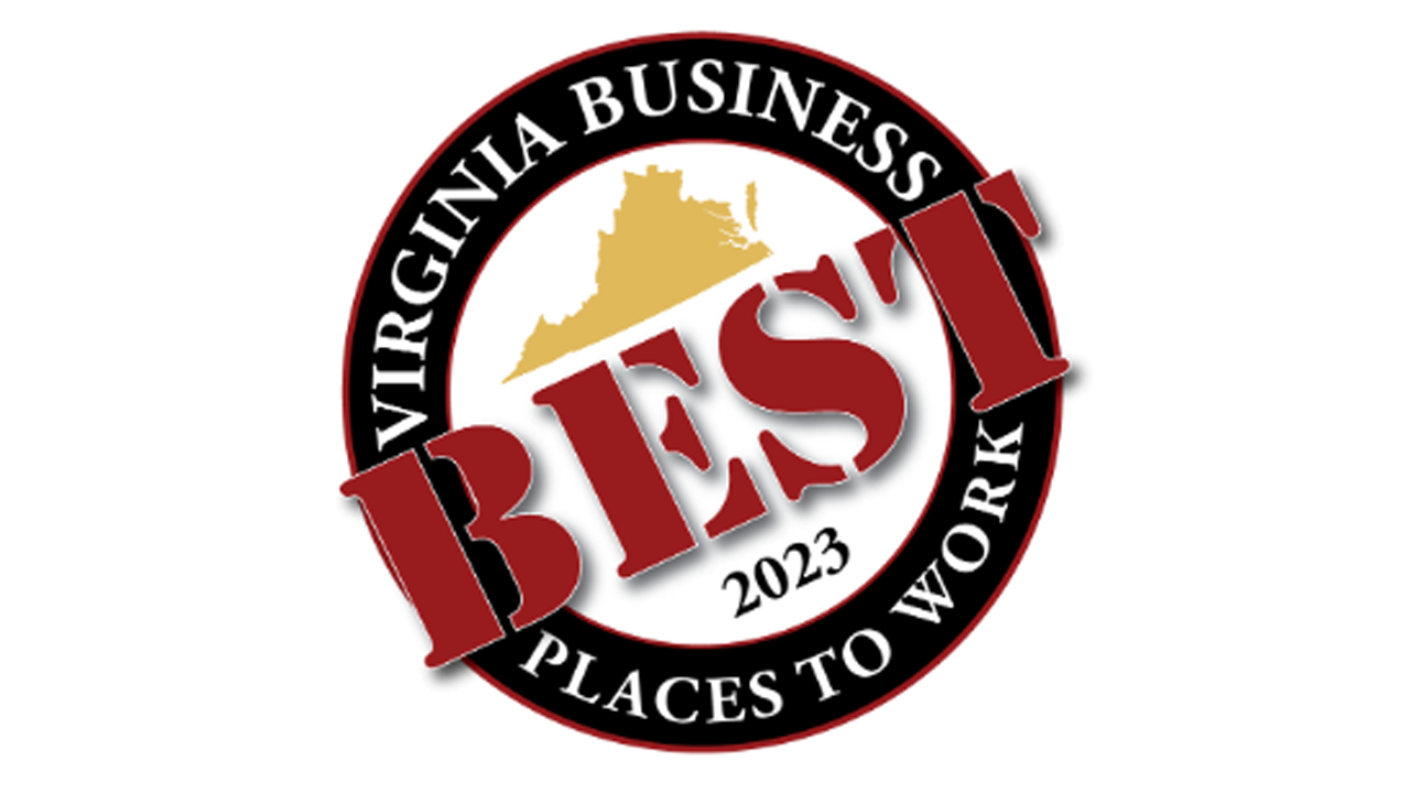 Virginia Best Place to Work 2023 Badge