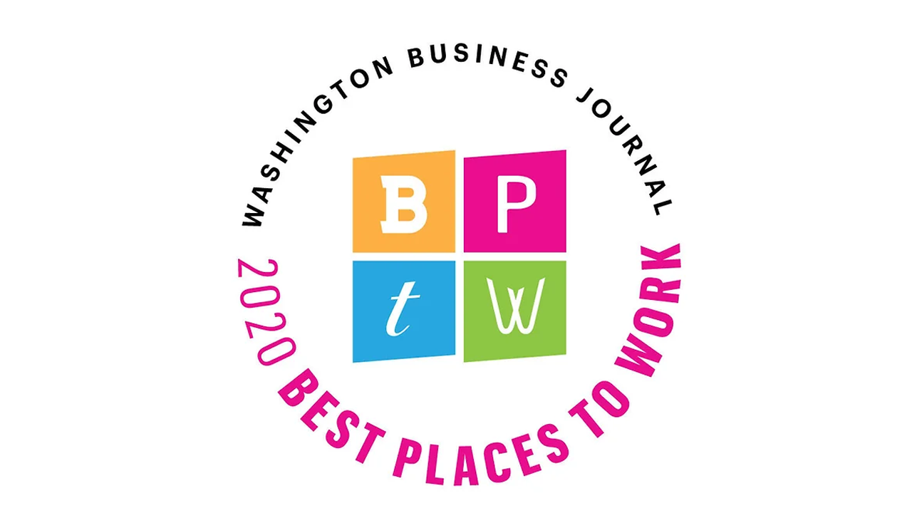 Washington Business Journal 2020 Best Places to Work Badge